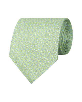 Corbata twill estampado de seda by MIRTO