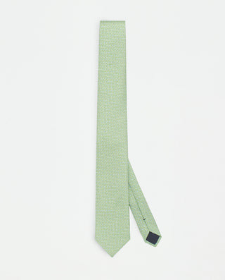 Corbata twill estampado de seda by MIRTO