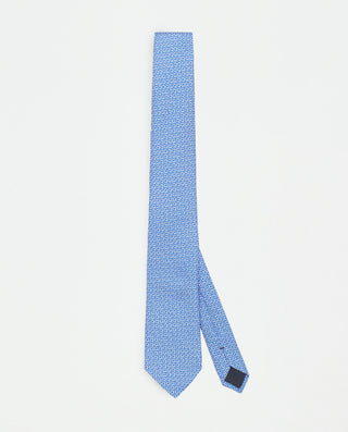 Corbata twill estampado de seda by MIRTO