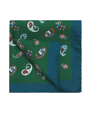 Pañuelo de bolsillo estampado de seda by MIRTO