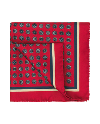 Pañuelo de bolsillo estampado de seda by MIRTO