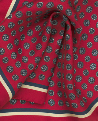 Pañuelo de bolsillo estampado de seda by MIRTO