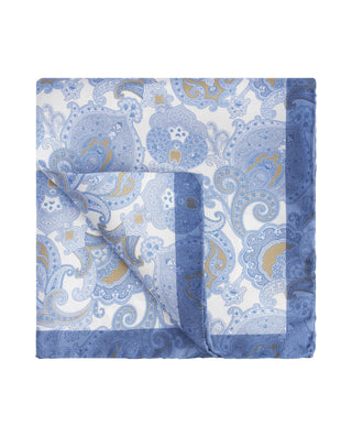 Pañuelo de bolsillo estampado de seda by MIRTO