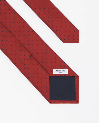 CORBATA JACQUARD MICRODIBUJO SEDA NATURAL by MIRTO | 81404_0003_2