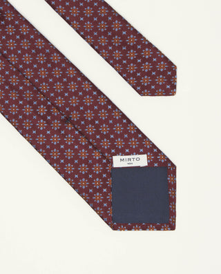 CORBATA JACQUARD MICRODIBUJO SEDA NATURAL by MIRTO | 81407_0001_2