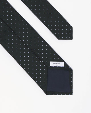 CORBATA JACQUARD MICRODIBUJO SEDA NATURAL by MIRTO | 81409_0003_2