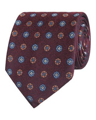 Corbata jacquard microdibujo seda natural by MIRTO | 81414_0001_1