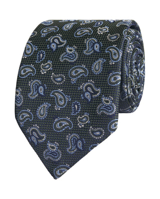 Corbata jacquard microdibujo seda natural by MIRTO | 81420_0003_1