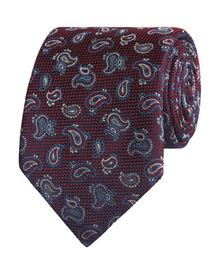 Corbata jacquard microdibujo seda natural by MIRTO | 81421_0003_1