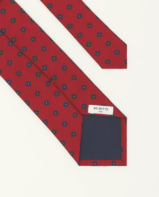 Corbata twill estampado seda natural by MIRTO | 81428_0001_2