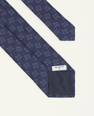Corbata jacquard estampada seda natural by MIRTO | 81433_0002_2
