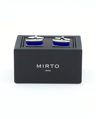 Gemelos rectangulares con interior azul by MIRTO | 81490_0001_1