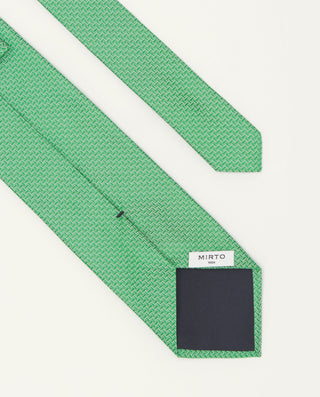 Corbata jacquard lisa de seda natural by MIRTO | 81526_0002_2