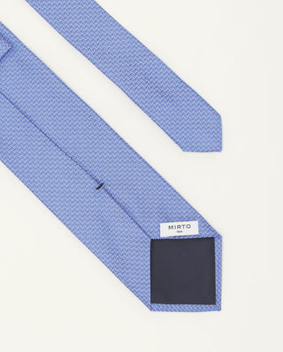 Corbata jacquard lisa de seda natural by MIRTO | 81527_0002_2