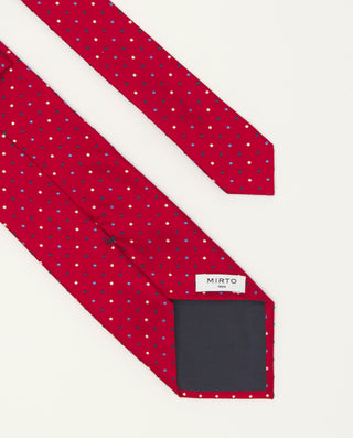 Corbata jacquard microdibujo seda natural by MIRTO | 81538_0001_2