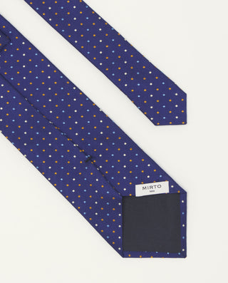 Corbata jacquard microdibujo seda natural by MIRTO | 81540_0001_2