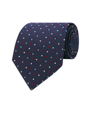 Corbata jacquard microdibujo seda natural by MIRTO | 81541_0001_1