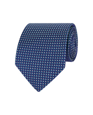Corbata jacquard microdibujo seda natural by MIRTO | 81550_0001_1