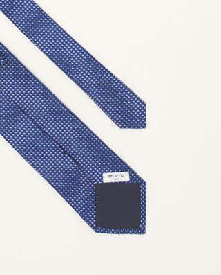 Corbata jacquard microdibujo seda natural by MIRTO | 81550_0001_2