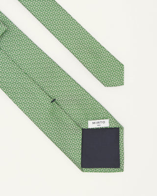 Corbata jacquard microdibujo seda natural by MIRTO | 81558_0001_2