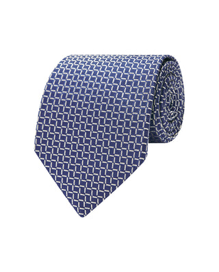 Corbata jacquard microdibujo seda natural by MIRTO | 81560_0001_1