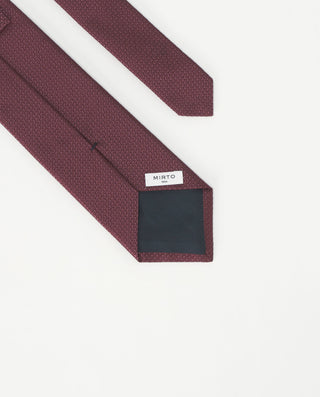 Corbata jacquard microdibujo seda natural by MIRTO | 81573_0001_2