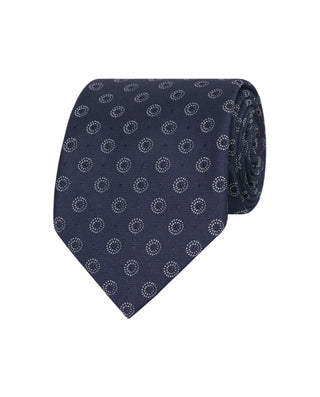 Corbata jacquard microdibujo seda natural by MIRTO | 81583_0002_1