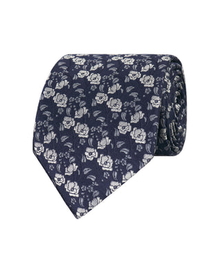 Corbata jacquard microdibujo seda natural by MIRTO | 81583_0003_1