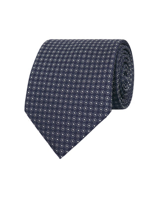 Corbata jacquard microdibujo seda natural by MIRTO | 81590_0001_1