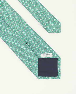 Corbata twill estampado seda natural by MIRTO | 81591_0001_2