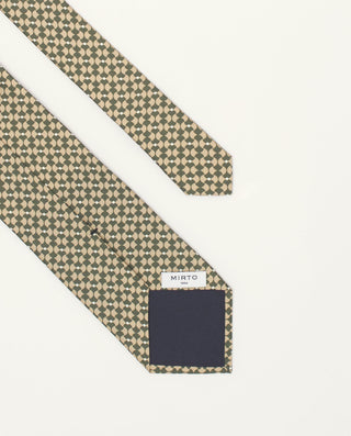 Corbata twill estampado seda natural by MIRTO | 81603_0002_2