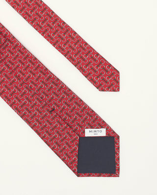 Corbata twill estampado seda natural by MIRTO | 81604_0001_2