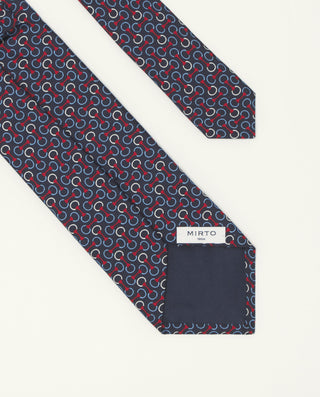 Corbata twill estampado seda natural by MIRTO | 81606_0001_2