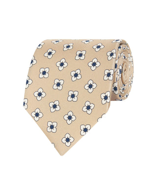 Corbata twill estampado seda natural by MIRTO | 81607_0003_1