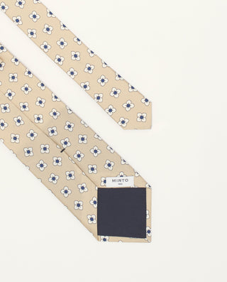 Corbata twill estampado seda natural by MIRTO | 81607_0003_2
