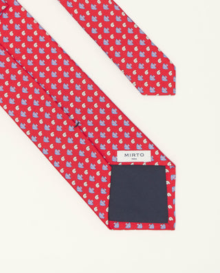 Corbata twill estampado seda natural by MIRTO | 81624_0002_2