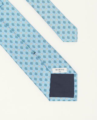 Corbata twill estampado seda natural by MIRTO | 81625_0002_2
