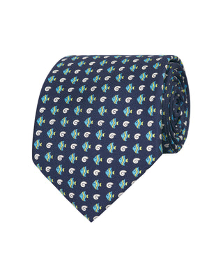 Corbata twill estampado seda natural by MIRTO | 81629_0002_1