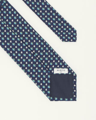 Corbata twill estampado seda natural by MIRTO | 81629_0002_2