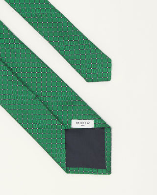 Corbata jacquard microdibujo seda natural by MIRTO | 81635_0002_2