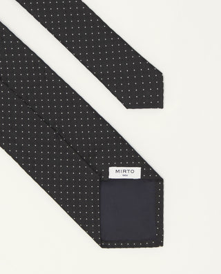 Corbata jacquard microdibujo seda natural by MIRTO | 81637_0002_2
