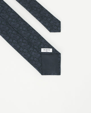 Corbata jacquard microdibujo seda natural by MIRTO | 81697_0002_2