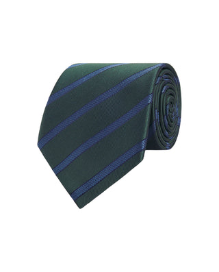 Corbata jacquard seda raya regimental by MIRTO | 81697_0004_1