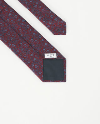 Corbata jacquard microdibujo seda natural by MIRTO | 81699_0002_2