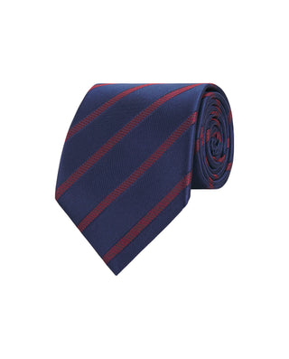 Corbata jacquard seda raya regimental by MIRTO | 81704_0004_1