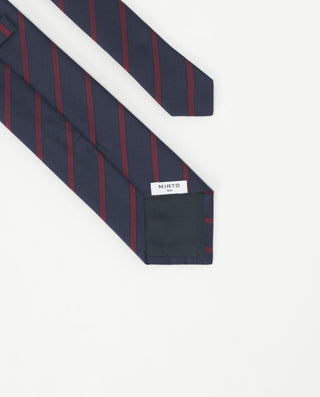 Corbata jacquard seda raya regimental by MIRTO | 81704_0004_2
