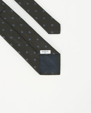 Corbata jacquard microdibujo seda natural by MIRTO | 81744_0001_2