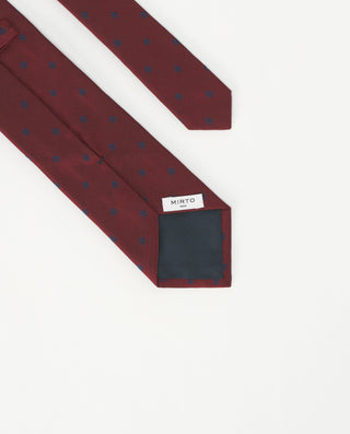 Corbata jacquard microdibujo seda natural by MIRTO | 81747_0001_2
