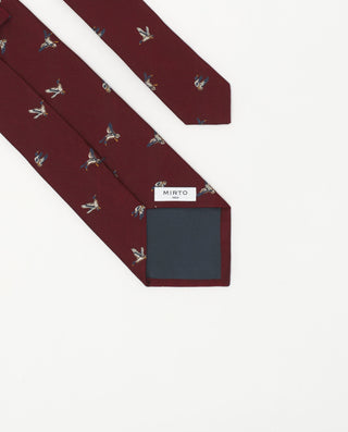 Corbata jacquard microdibujo seda natural by MIRTO | 81747_0002_2