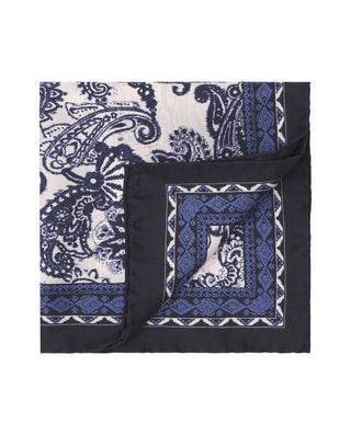 Pañuelo de bolsillo estampado de seda by MIRTO | 81827_0001_1